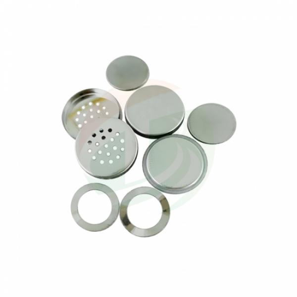 Lithium Air Button Cell Case With Meshed-304ss