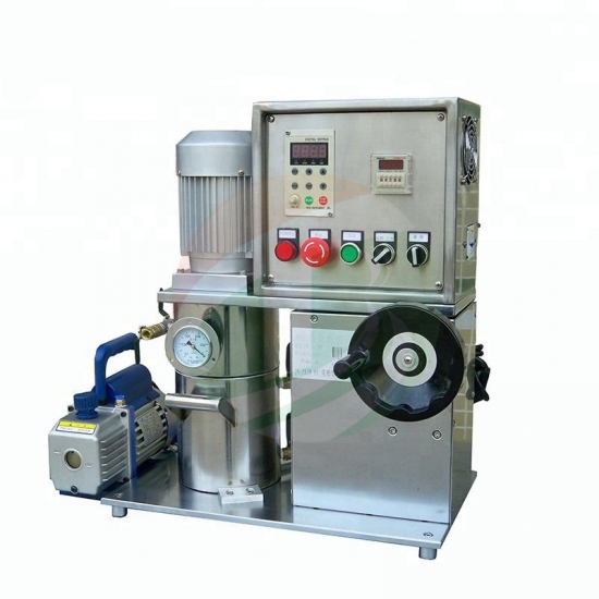 1-10L Volume Customized Vacuum Mixing Equipment With Handwheel Control Without Connecting Air Supply