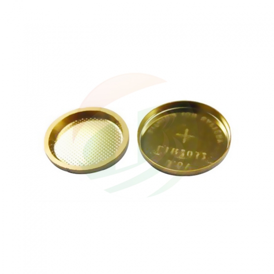 Gold-Coated 304SS 2032 Coin Cell Cases With Spacer And Spring
